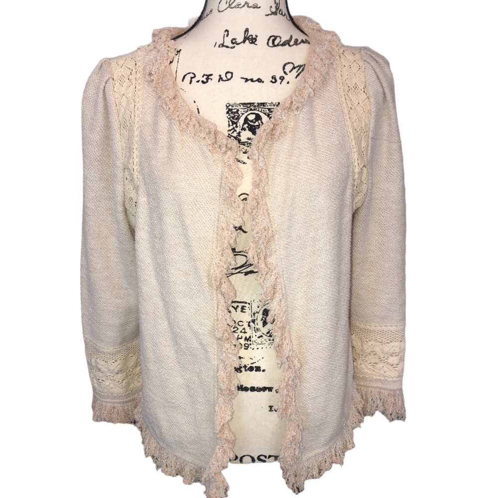 BKE cream cardigan/jacket